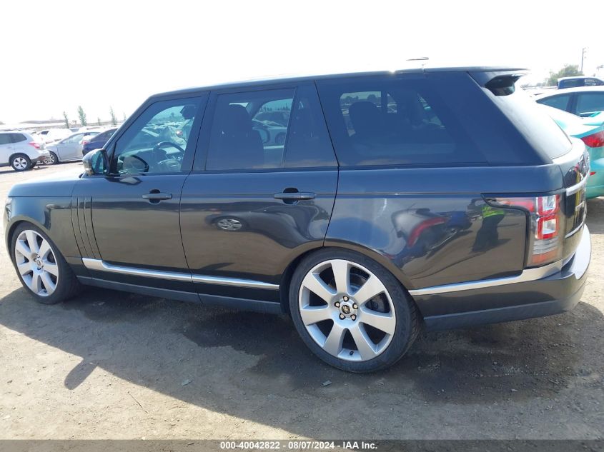 2013 Land Rover Range Rover Supercharged VIN: SALGS2EF9DA113634 Lot: 40042822