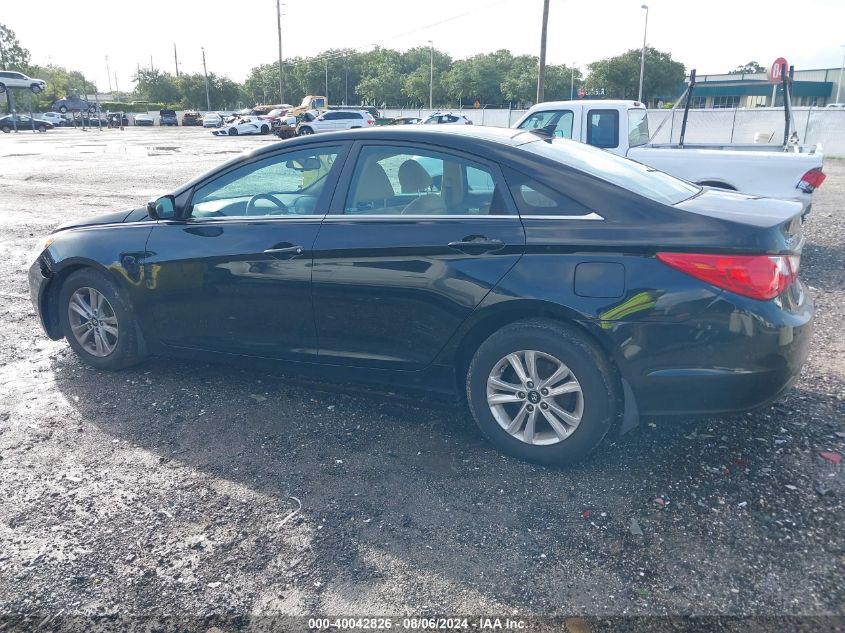 2013 Hyundai Sonata Gls VIN: 5NPEB4AC2DH700126 Lot: 40042826