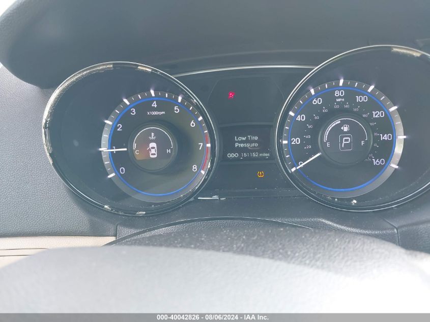 2013 Hyundai Sonata Gls VIN: 5NPEB4AC2DH700126 Lot: 40042826