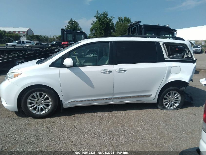 5TDYK3DC4CS278663 2012 Toyota Sienna Xle V6 8 Passenger