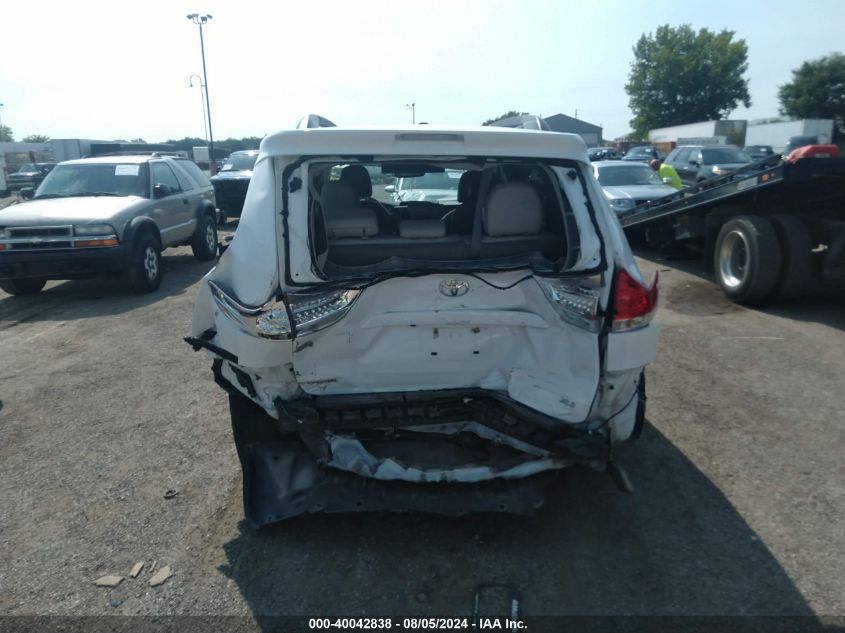 5TDYK3DC4CS278663 2012 Toyota Sienna Xle V6 8 Passenger