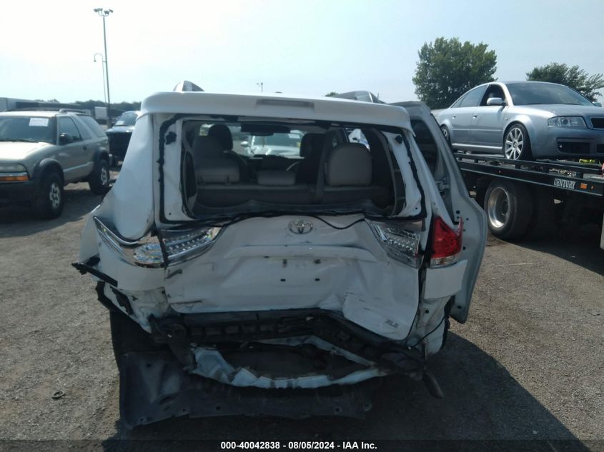 5TDYK3DC4CS278663 2012 Toyota Sienna Xle V6 8 Passenger