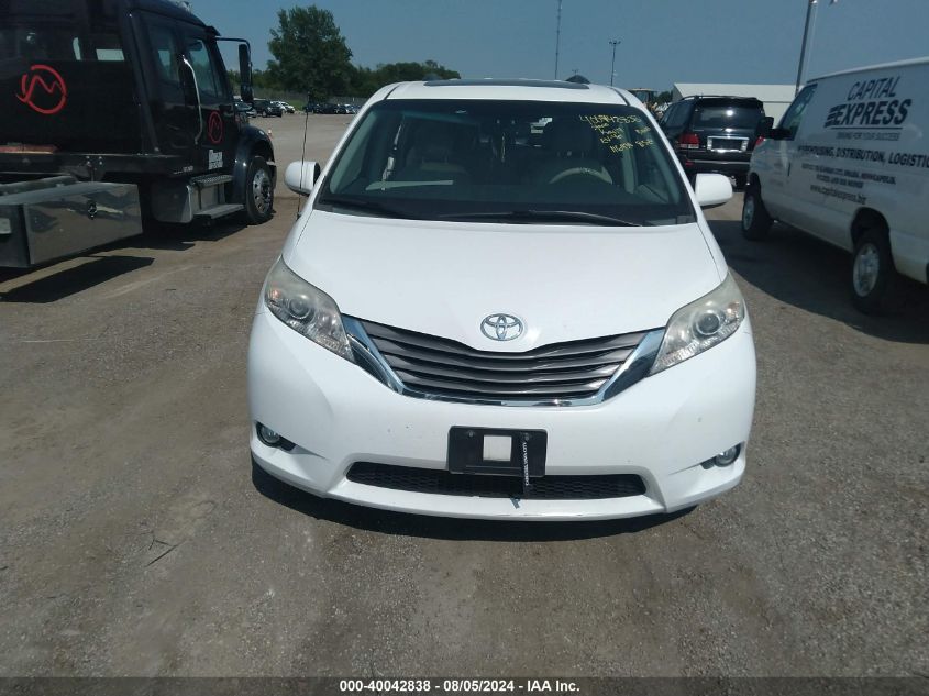 5TDYK3DC4CS278663 2012 Toyota Sienna Xle V6 8 Passenger