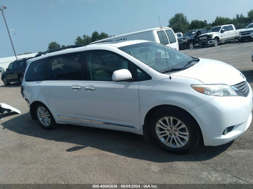 5TDYK3DC4CS278663 2012 Toyota Sienna Xle V6 8 Passenger