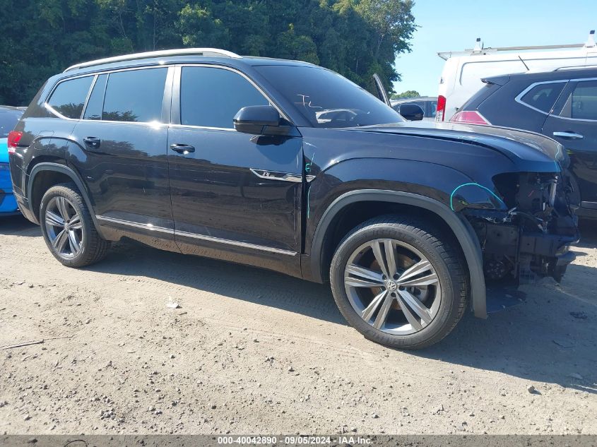 2019 Volkswagen Atlas 3.6L V6 Sel R-Line VIN: 1V2RR2CA7KC614430 Lot: 40042890