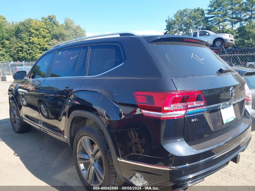 2019 Volkswagen Atlas 3.6L V6 Sel R-Line VIN: 1V2RR2CA7KC614430 Lot: 40042890