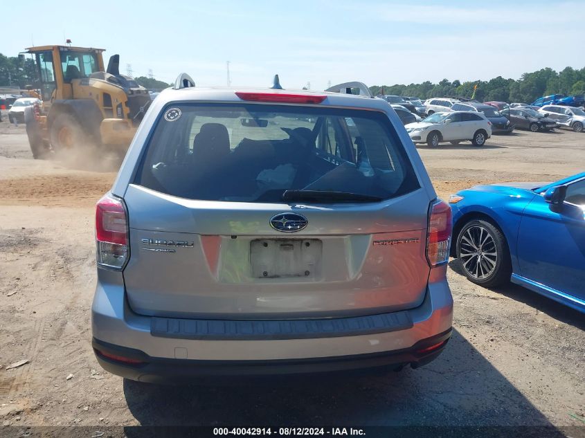 2018 Subaru Forester 2.5I VIN: JF2SJABC9JH539921 Lot: 40042914