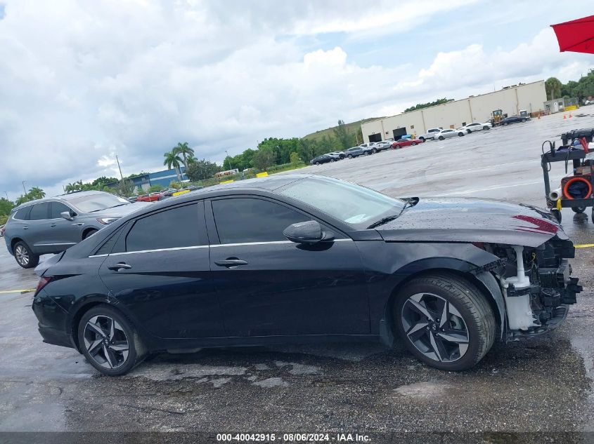 2022 Hyundai Elantra Hybrid Limited VIN: KMHLN4AJ9NU015492 Lot: 40042915