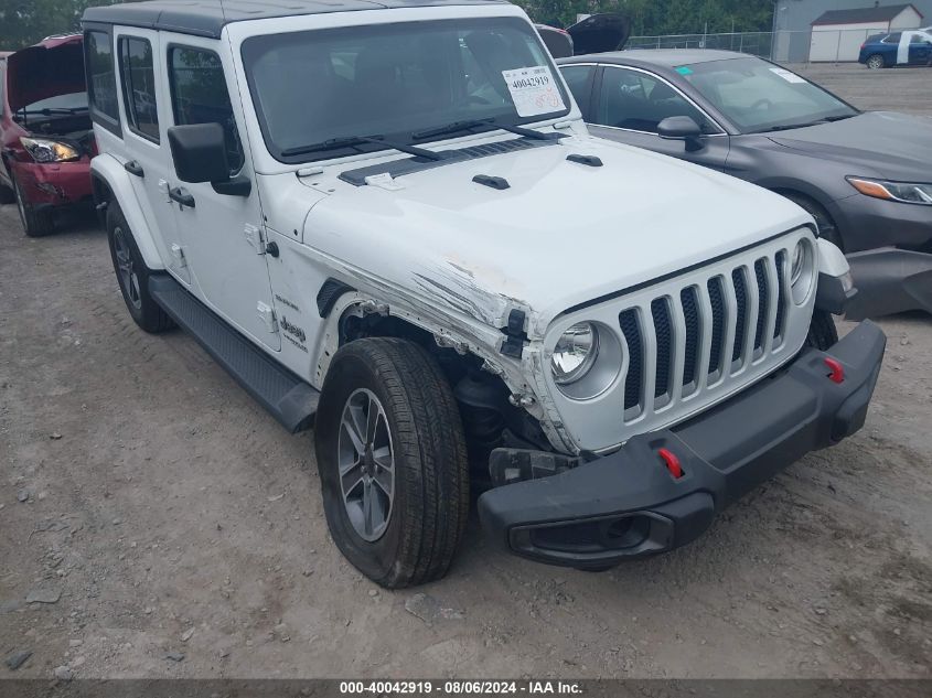 2018 Jeep Wrangler Unlimited Sahara 4X4 VIN: 1C4HJXEG0JW132365 Lot: 40042919