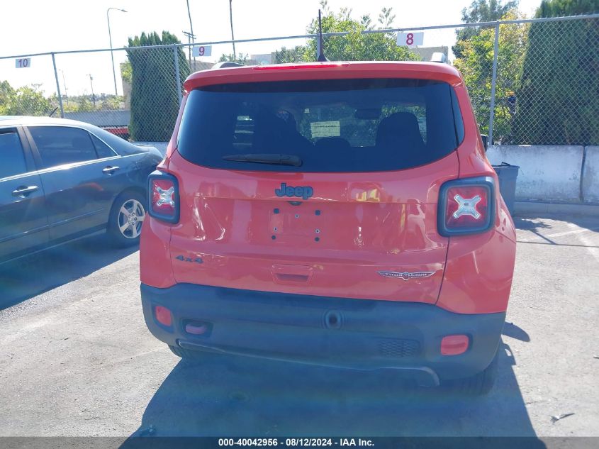 2018 Jeep Renegade Trailhawk 4X4 VIN: ZACCJBCB5JPH97473 Lot: 40042956