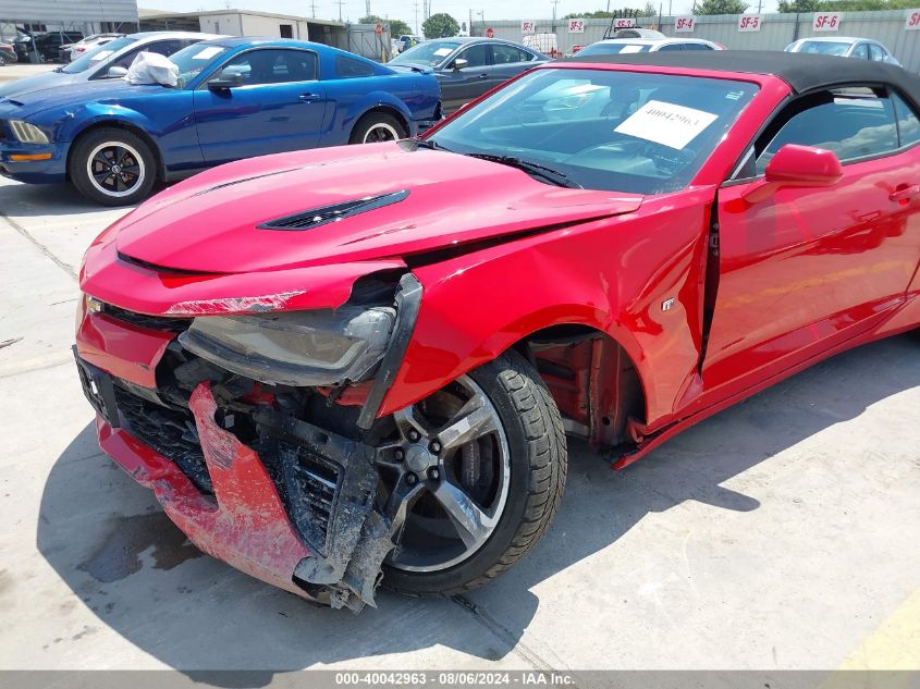 2017 Chevrolet Camaro 1Ss VIN: 1G1FF3D7XH0173160 Lot: 40042963