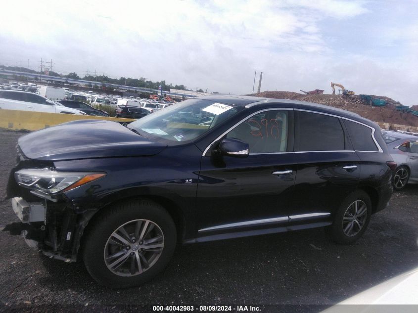 2019 Infiniti Qx60 Luxe VIN: 5N1DL0MMXKC561289 Lot: 40042983