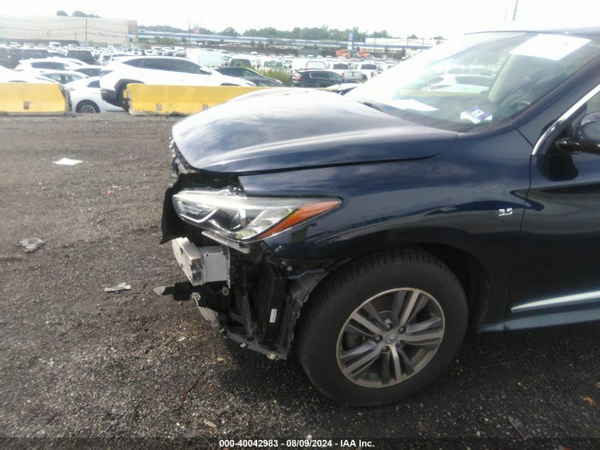 2019 Infiniti Qx60 Luxe VIN: 5N1DL0MMXKC561289 Lot: 40042983