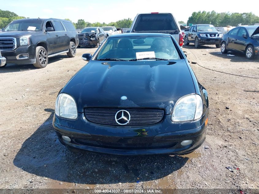 2003 Mercedes-Benz Slk 230 Kompressor VIN: WDBKK49F23F278092 Lot: 40043037