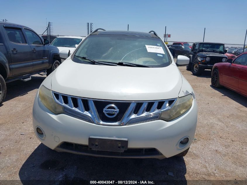 2009 Nissan Murano Sl VIN: JN8AZ18U19W017976 Lot: 40043047