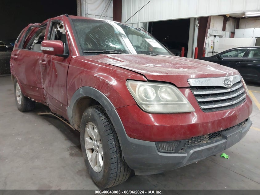 2009 Kia Borrego Lx V6 VIN: KNDJH741295033610 Lot: 40043083