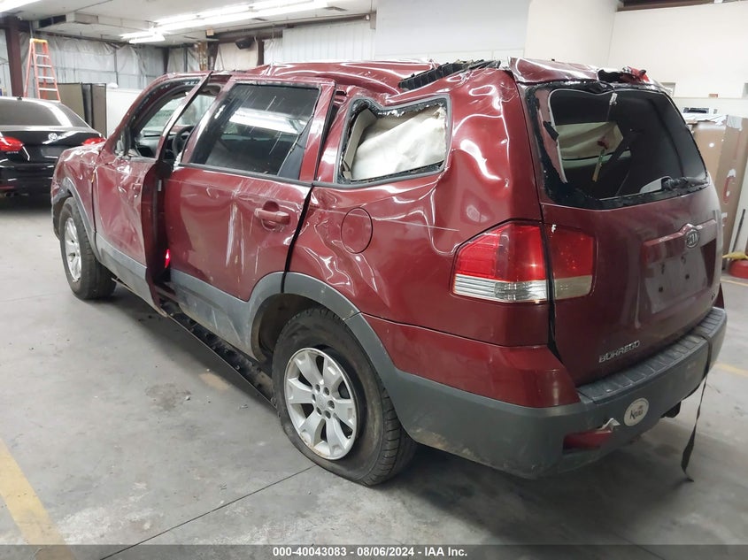 2009 Kia Borrego Lx V6 VIN: KNDJH741295033610 Lot: 40043083