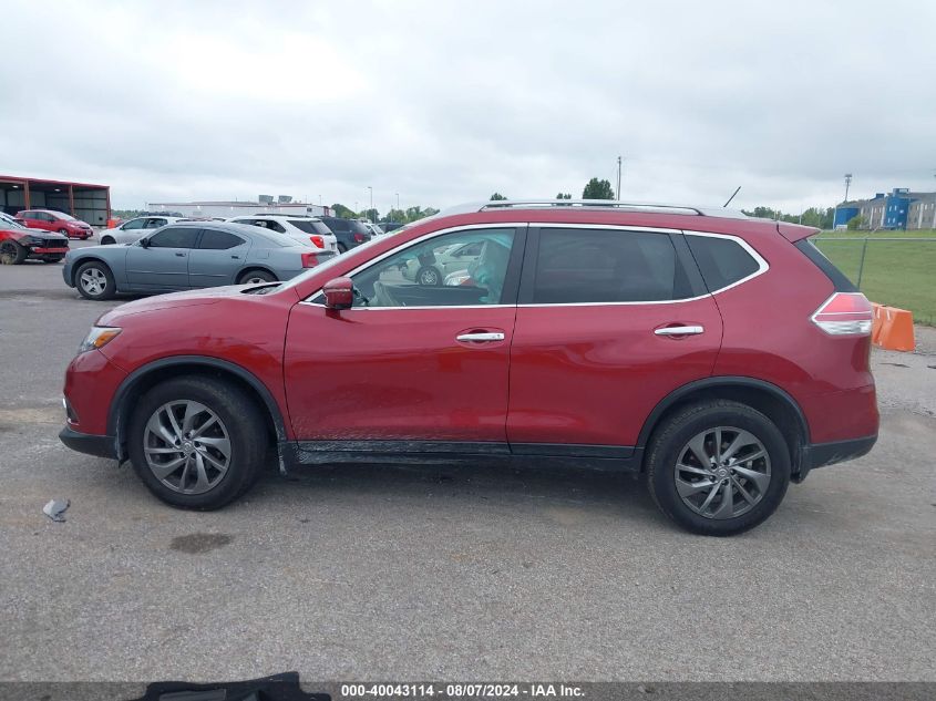 2015 Nissan Rogue Sl VIN: 5N1AT2MV8FC890831 Lot: 40043114