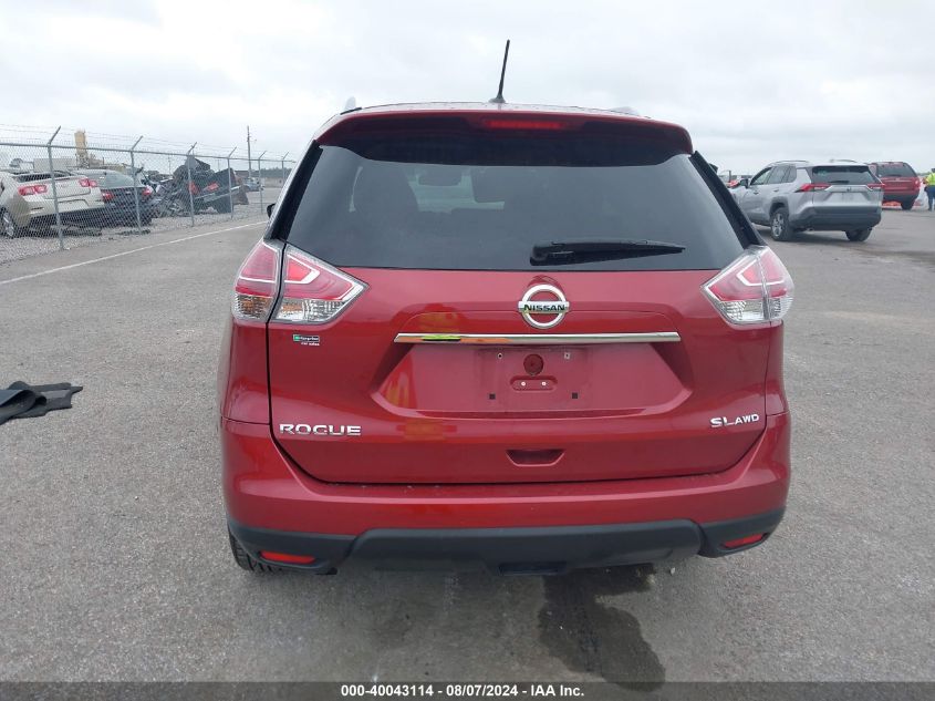 2015 Nissan Rogue Sl VIN: 5N1AT2MV8FC890831 Lot: 40043114