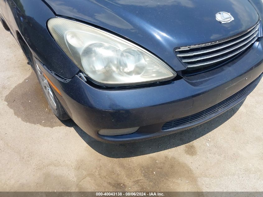 2002 Lexus Es 300 VIN: JTHBF30G825037050 Lot: 40043138