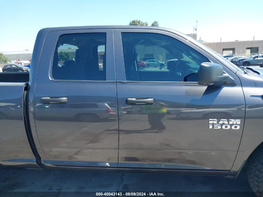 2018 Ram 1500 Tradesman Quad Cab 4X2 6'4 Box VIN: 1C6RR6FG0JS224497 Lot: 40043143