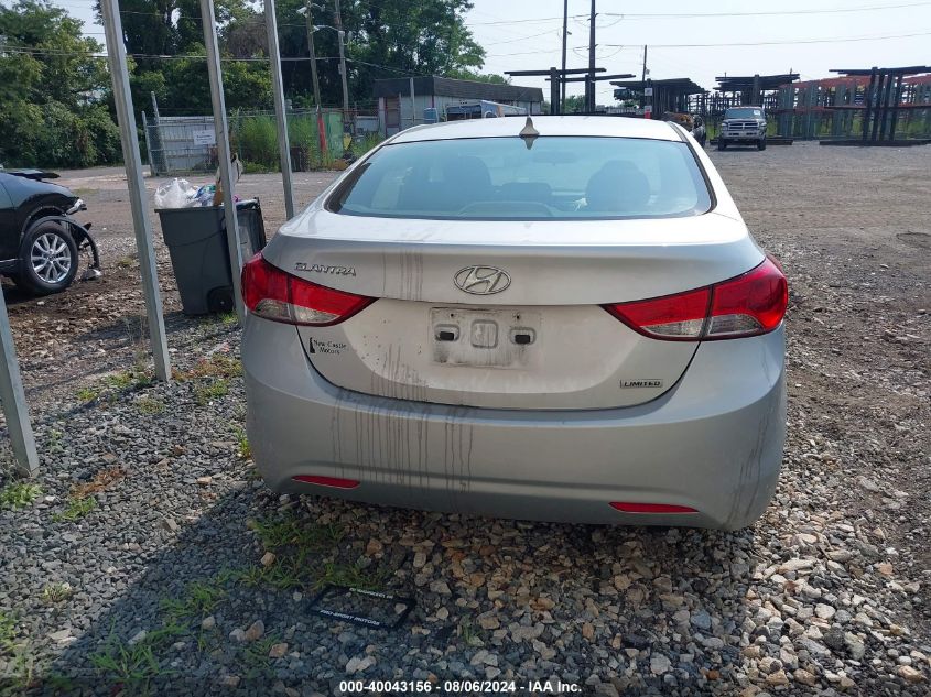 2013 Hyundai Elantra Limited VIN: 5NPDH4AE9DH152427 Lot: 40043156