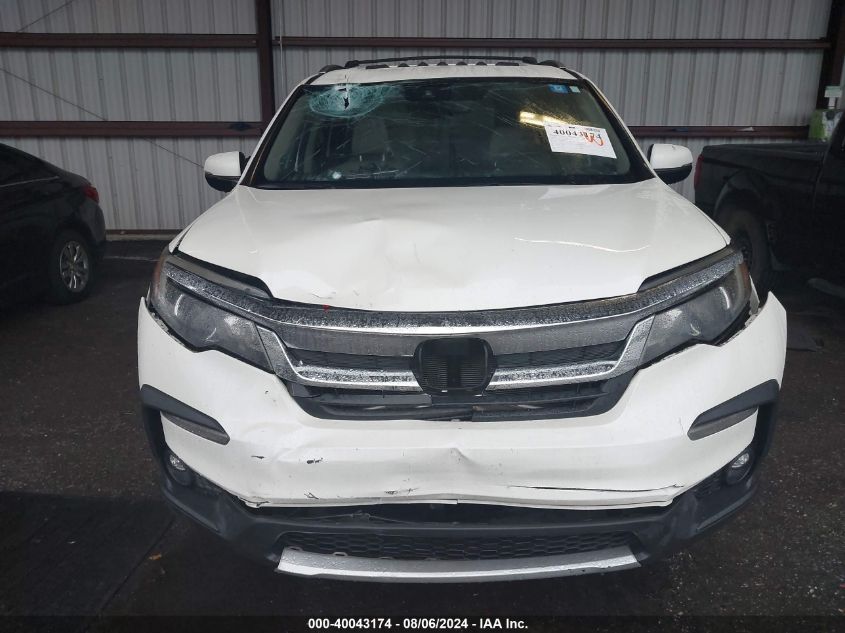 2019 Honda Pilot Ex-L VIN: 5FNYF5H52KB023850 Lot: 40043174