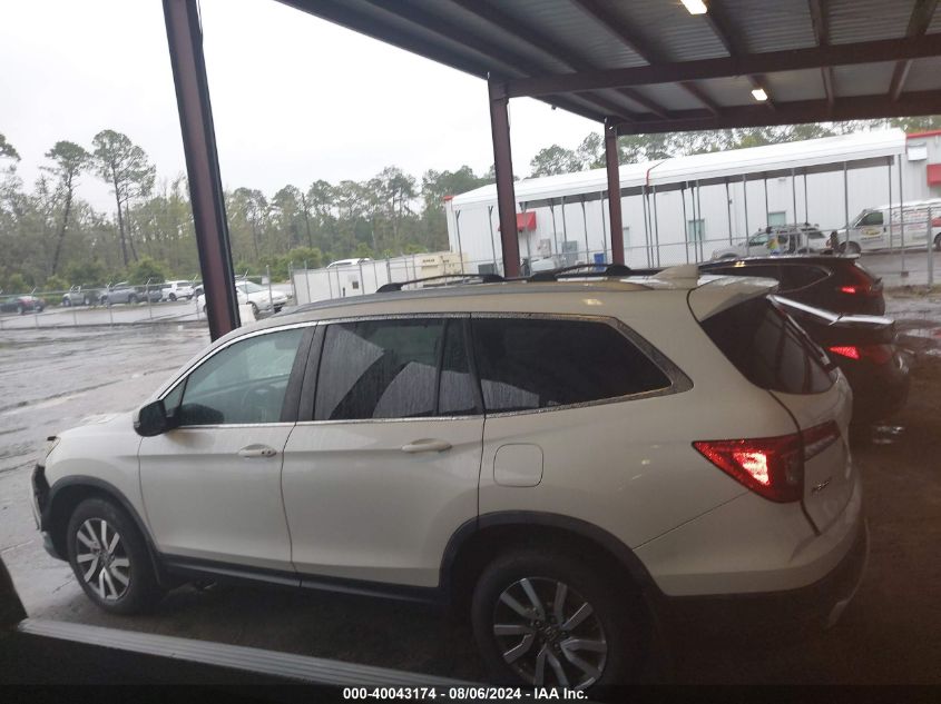 2019 Honda Pilot Ex-L VIN: 5FNYF5H52KB023850 Lot: 40043174