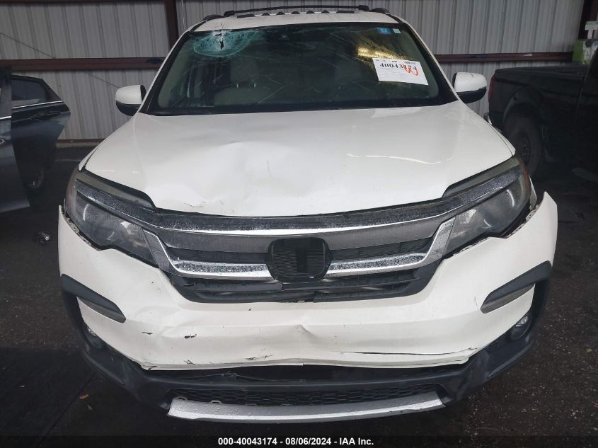 2019 Honda Pilot Ex-L VIN: 5FNYF5H52KB023850 Lot: 40043174