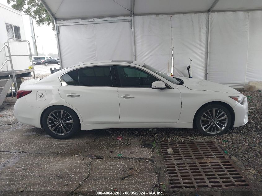 2019 Infiniti Q50 3.0T Luxe VIN: JN1EV7AP5KM513643 Lot: 40043203