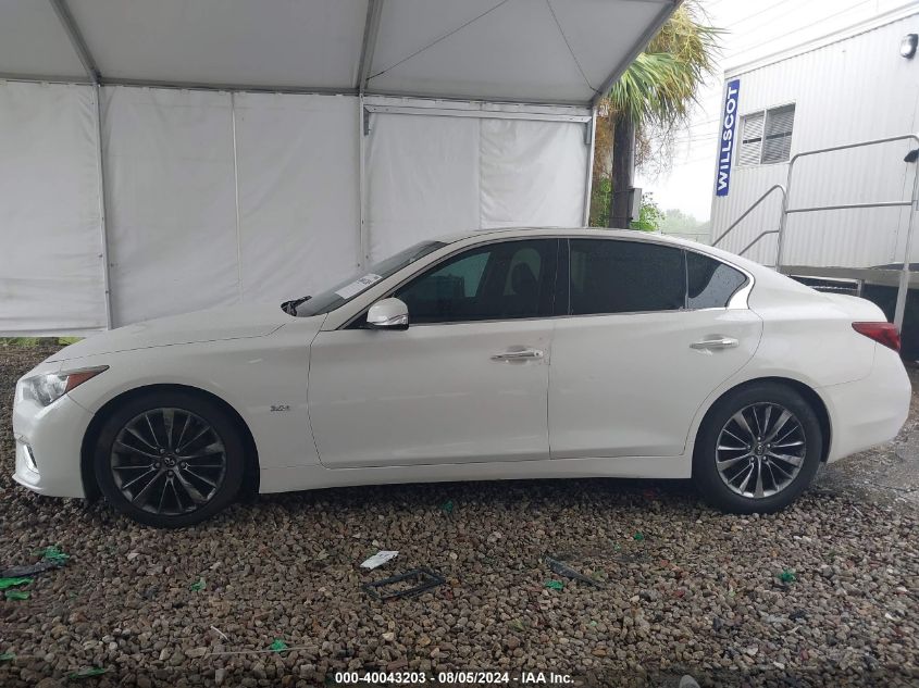 2019 Infiniti Q50 3.0T Luxe VIN: JN1EV7AP5KM513643 Lot: 40043203