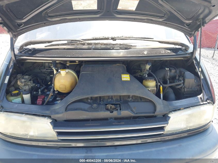 1996 Toyota Previa Le VIN: JT3GK13M0T1229438 Lot: 40043205