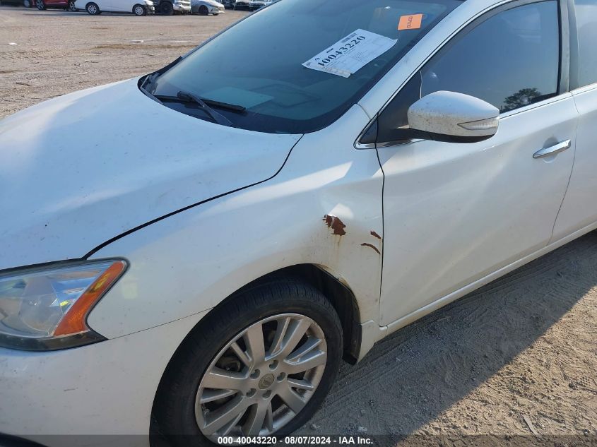 2013 Nissan Sentra Sl VIN: 3N1AB7APXDL624595 Lot: 40043220