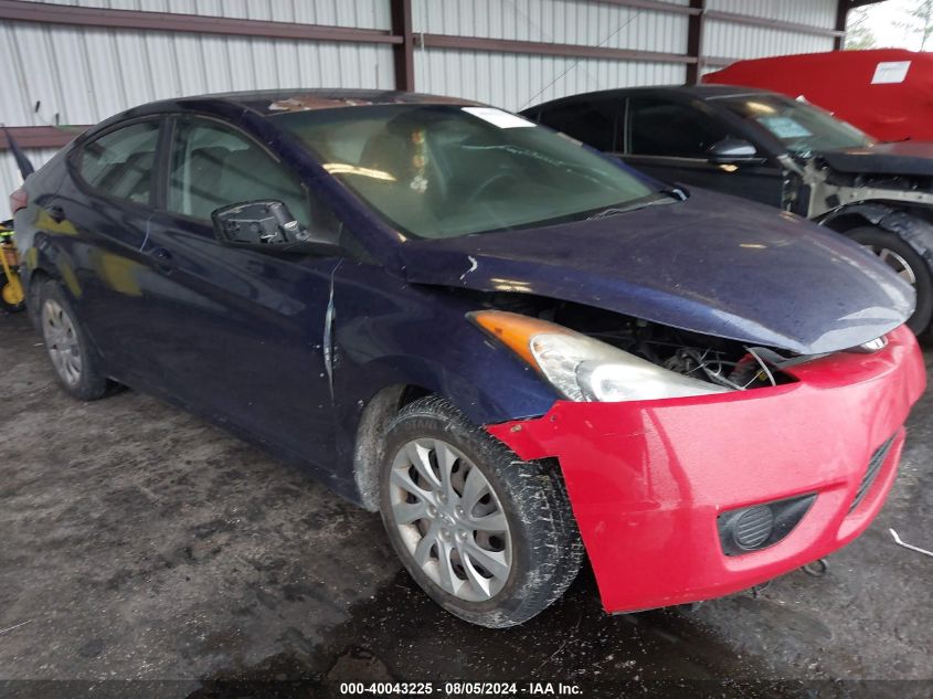 2012 Hyundai Elantra Gls VIN: 5NPDH4AE5CH091446 Lot: 40043225