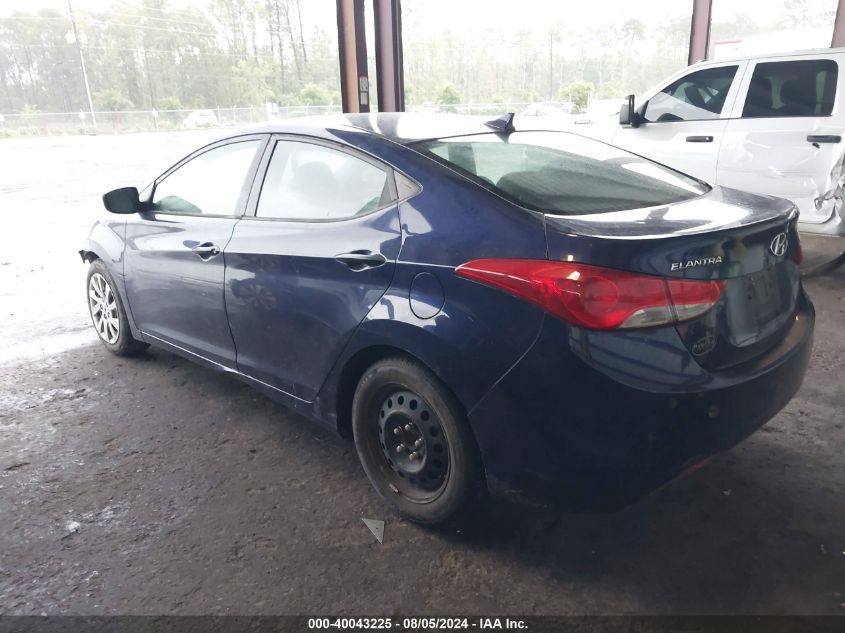 2012 Hyundai Elantra Gls VIN: 5NPDH4AE5CH091446 Lot: 40043225