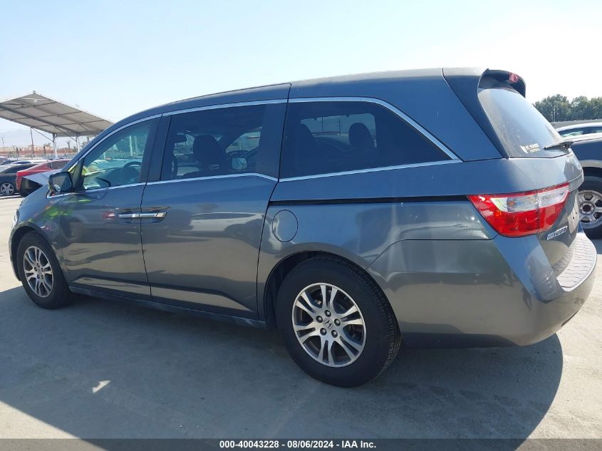 2011 Honda Odyssey Ex-L VIN: 5FNRL5H62BB010926 Lot: 40043228