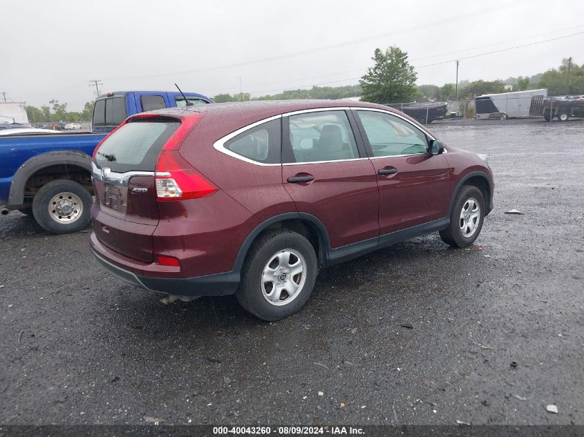 2015 HONDA CR-V LX - 2HKRM4H30FH646314