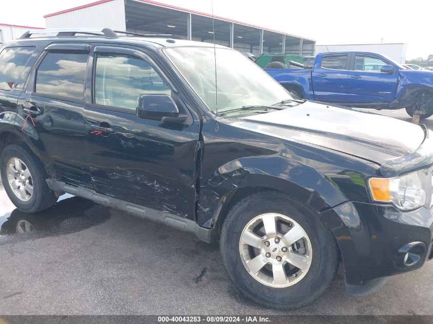 2012 Ford Escape Limited VIN: 1FMCU0EG1CKC55980 Lot: 40043283