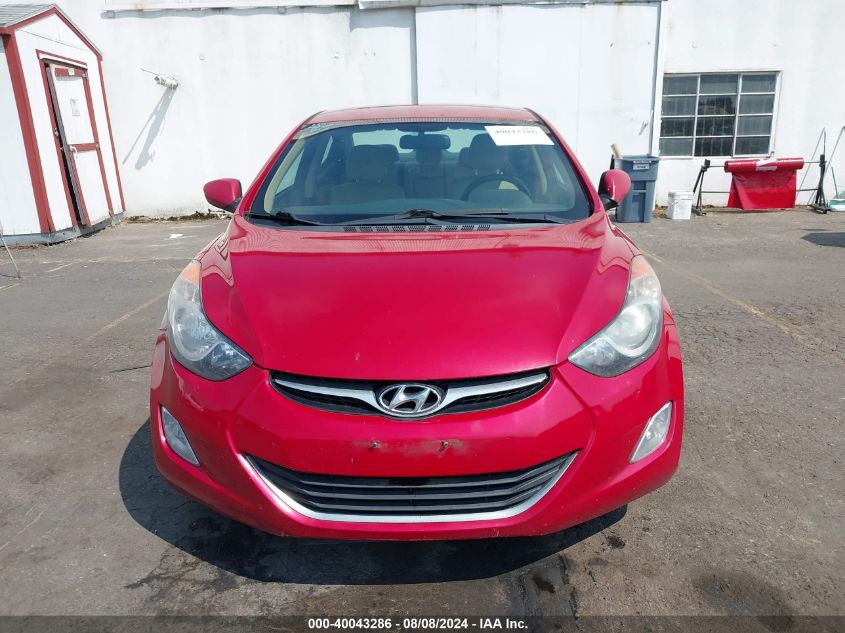 2013 Hyundai Elantra Gls VIN: KMHDH4AE2DU967859 Lot: 40043286