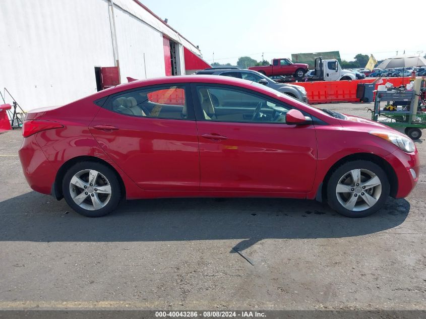 2013 Hyundai Elantra Gls VIN: KMHDH4AE2DU967859 Lot: 40043286