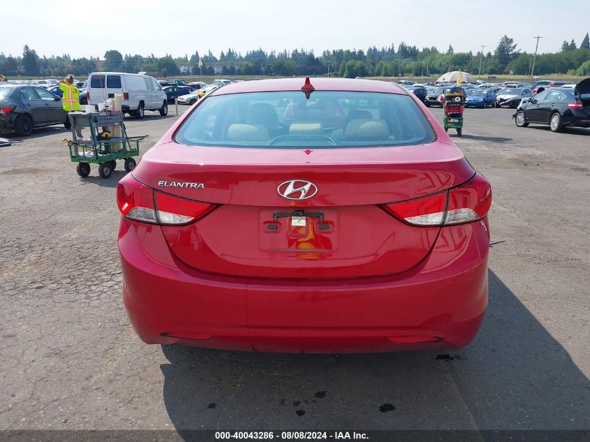 2013 Hyundai Elantra Gls VIN: KMHDH4AE2DU967859 Lot: 40043286