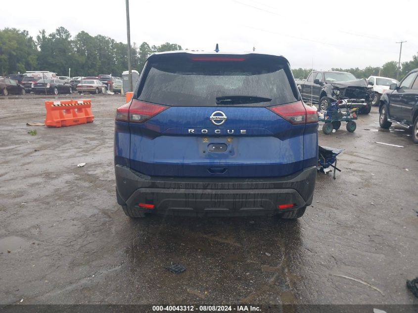 2021 Nissan Rogue S Fwd VIN: JN8AT3AA2MW010752 Lot: 40043312