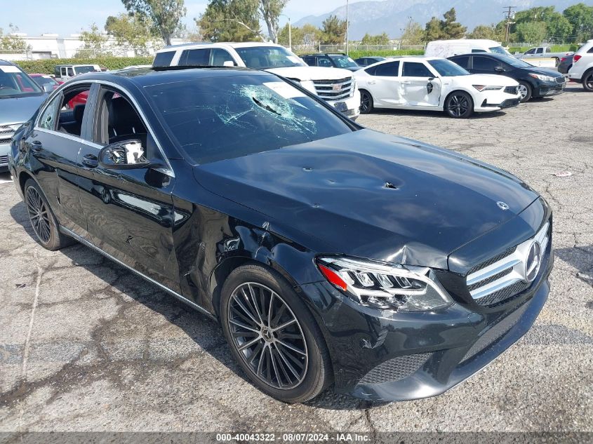 55SWF8DB6KU300616 2019 MERCEDES-BENZ C CLASS - Image 1