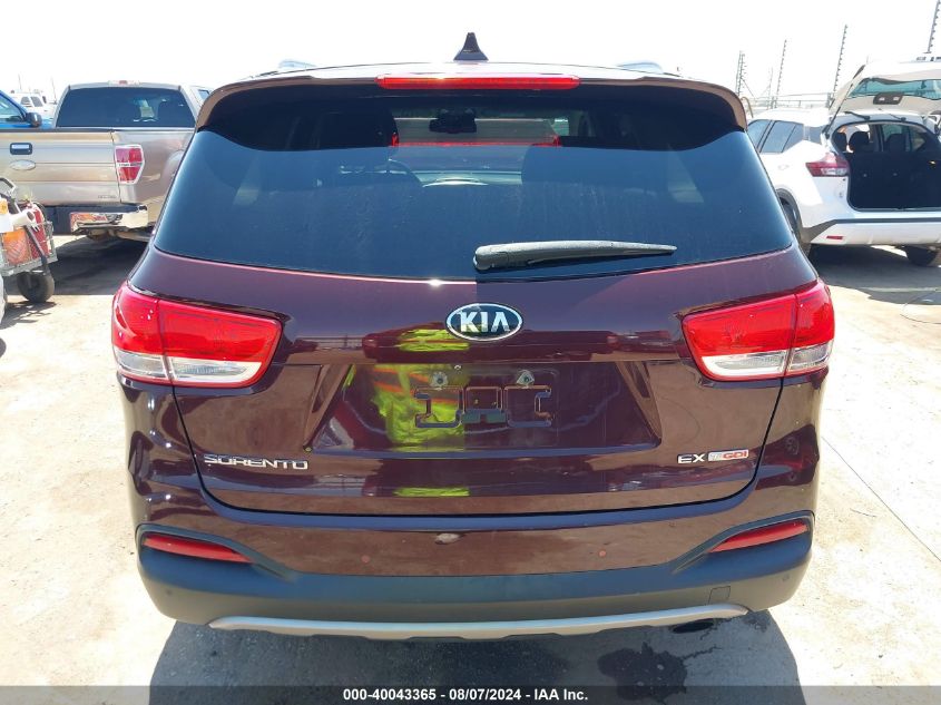 2016 KIA SORENTO 2.0T EX - 5XYPH4A13GG164501