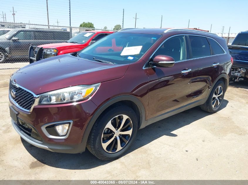 2016 KIA SORENTO 2.0T EX - 5XYPH4A13GG164501