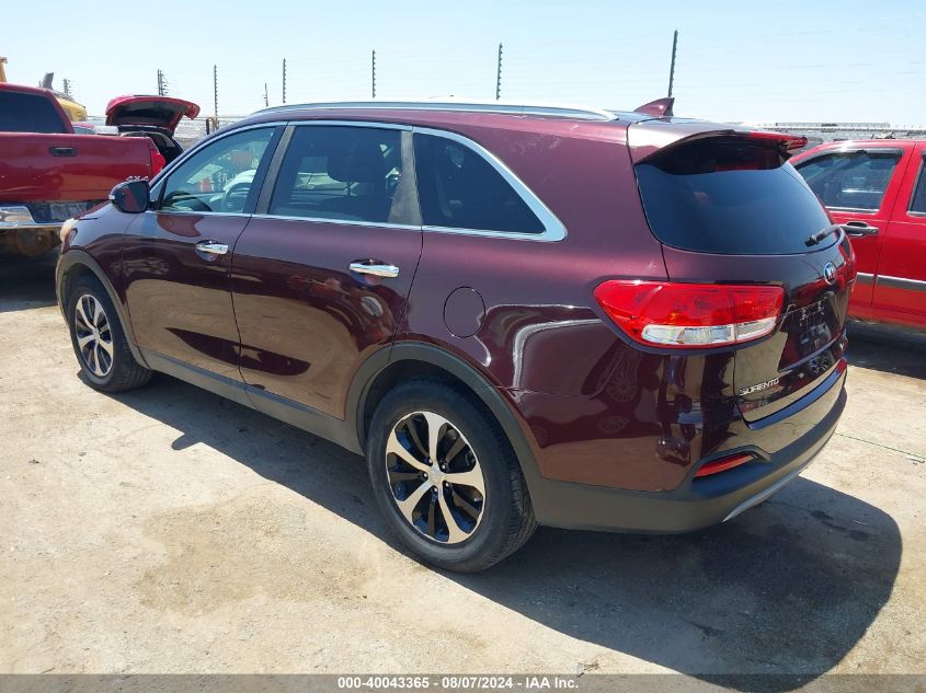 2016 KIA SORENTO 2.0T EX - 5XYPH4A13GG164501