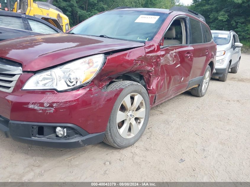 2011 Subaru Outback 2.5I Premium VIN: 4S4BRBCC3B3344824 Lot: 40043379