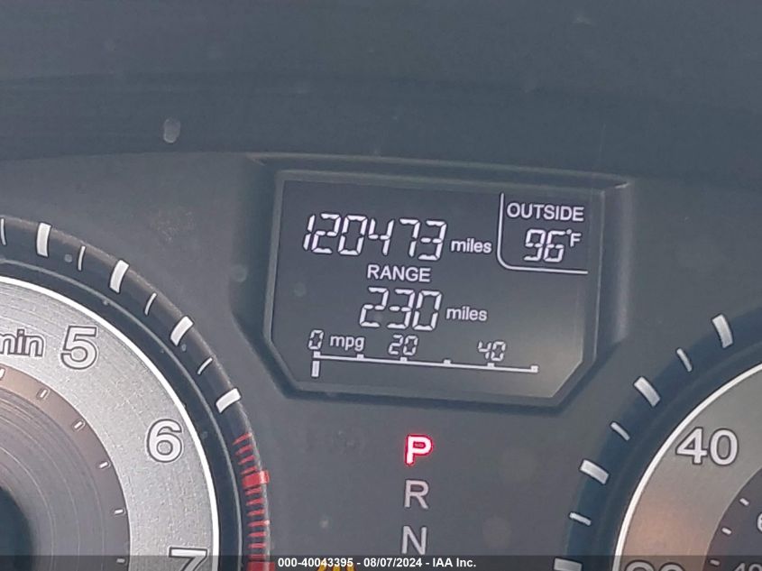 2012 Honda Odyssey Exl VIN: 5FNRL5H64CB107319 Lot: 40043395