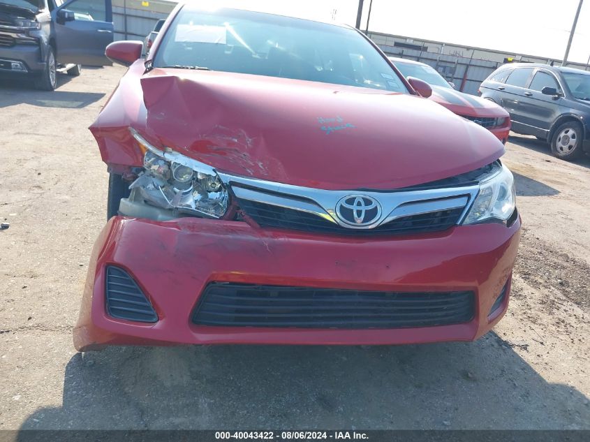 2012 Toyota Camry Le VIN: 4T1BF1FK2CU620833 Lot: 40043422