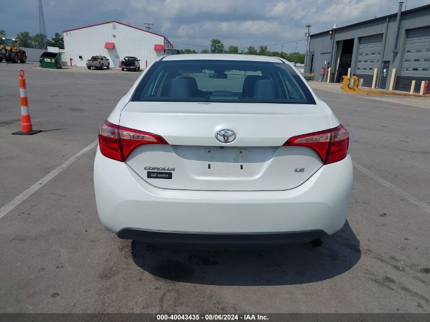 2017 Toyota Corolla Le VIN: 5YFBURHE5HP634701 Lot: 40043435